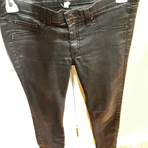 RAG & BONE~ Black Women Stretchy Jeggings/Leggings - Picture 5 of 10